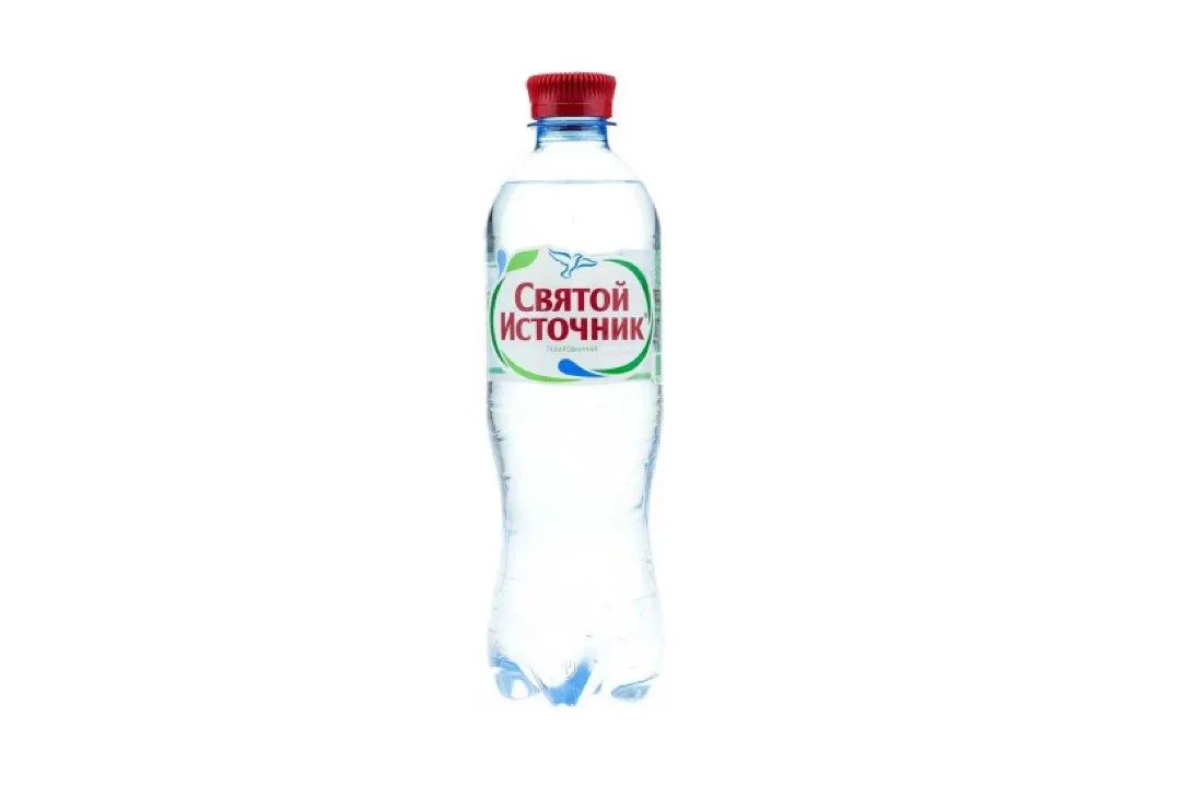Вода Святой источник газированная 0,5